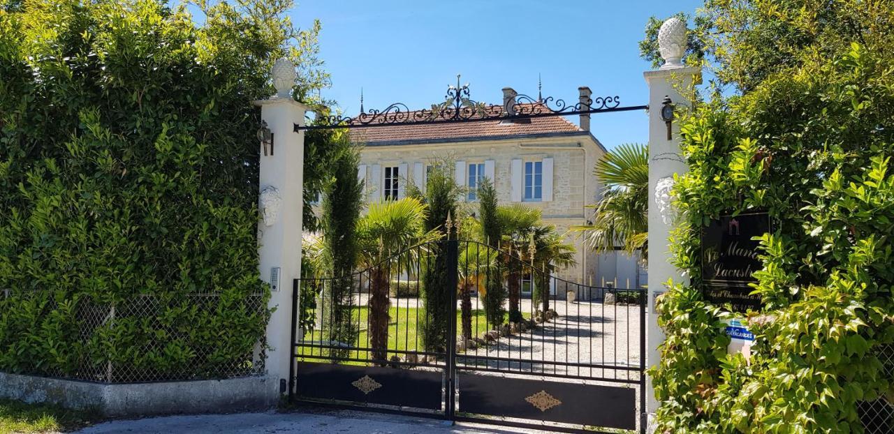 Le Manoir Lacustre Queyrac Bagian luar foto