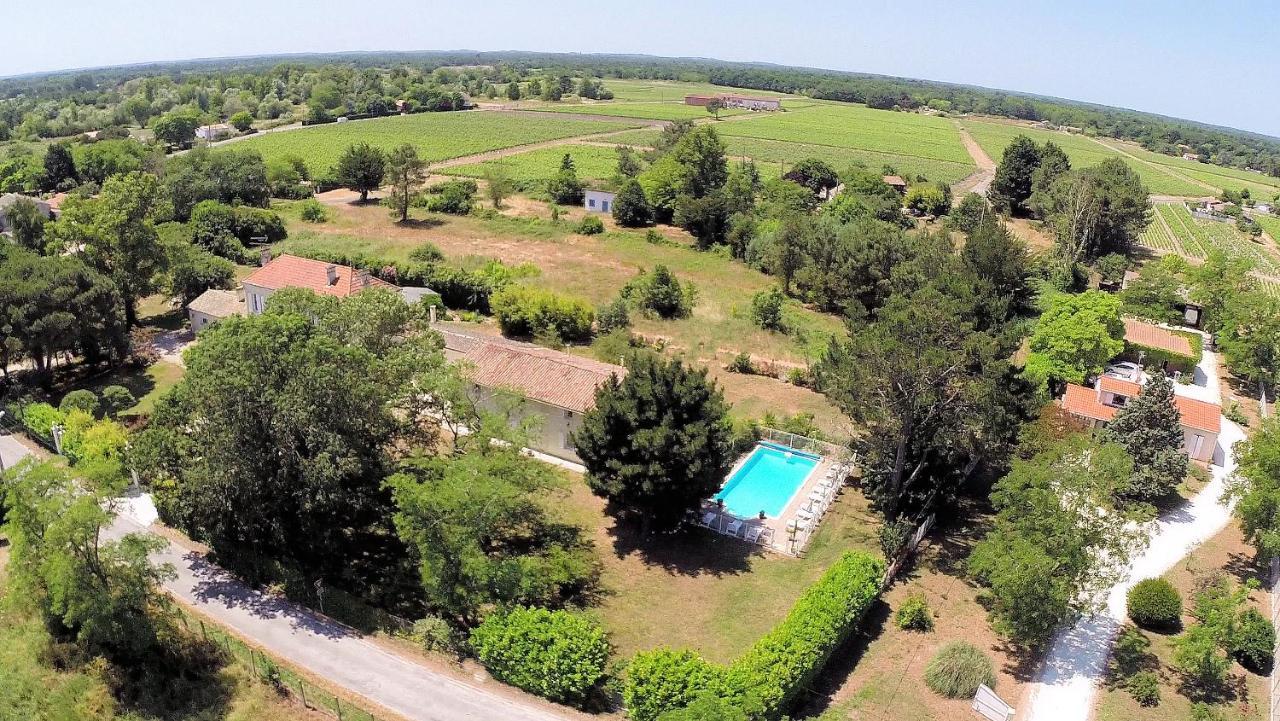 Le Manoir Lacustre Queyrac Bagian luar foto